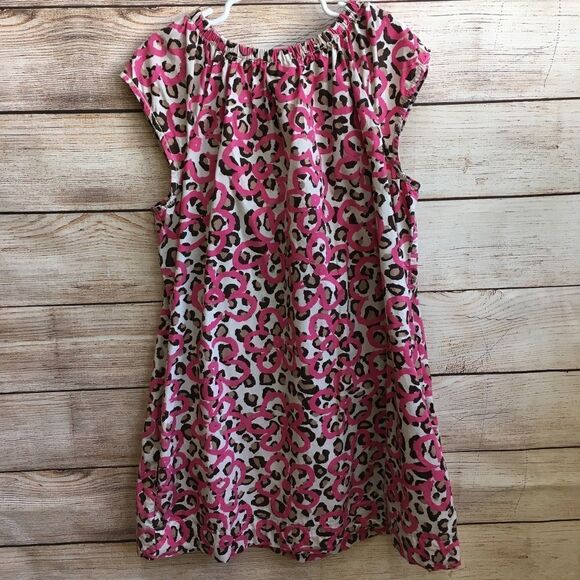 HANNA ANDERSSON SHIFT DRESS IN CHEETAH PRINT - Picture 4 of 5